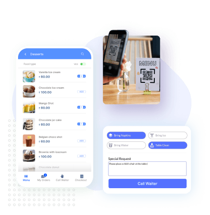 GoBill Restaurant Billing App Interface