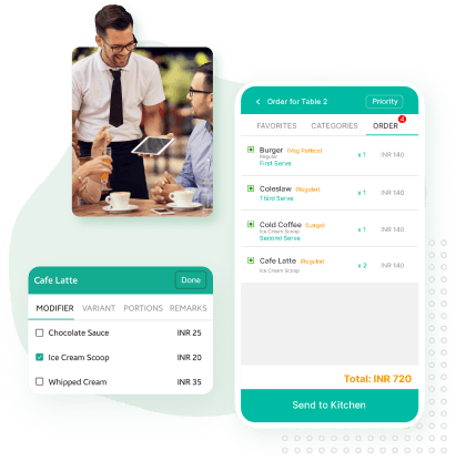 GoBill Restaurant Billing App Interface